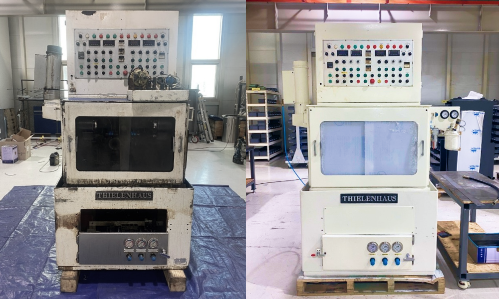 Before and After Retrofit of German Thielenhaus Superfinishing Machine ๋
์ผ ํธ๋ ํ์ฐ์ค ์ํผํผ๋์ฑ ๋ฆฌํธ๋กํ ์ ํ | โ ORSKOREA ์ค์์์ค์ฝ๋ฆฌ์