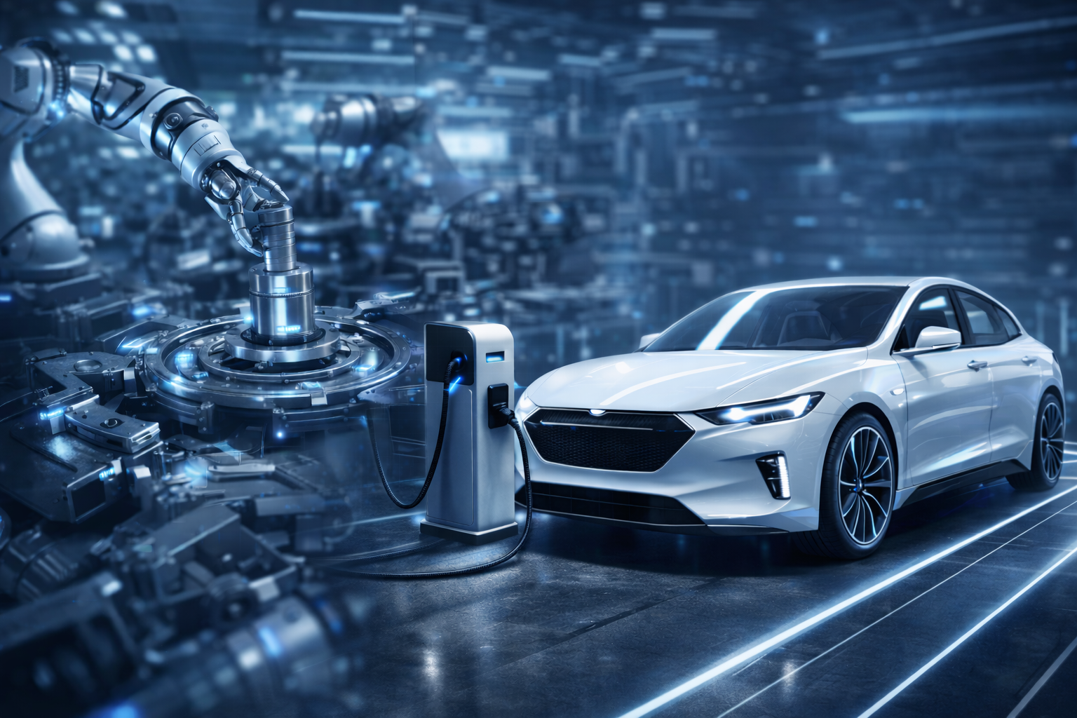 Robotics & EVs | 로봇과 전기 자동차 ⓒ ChatGPT 챗지피티