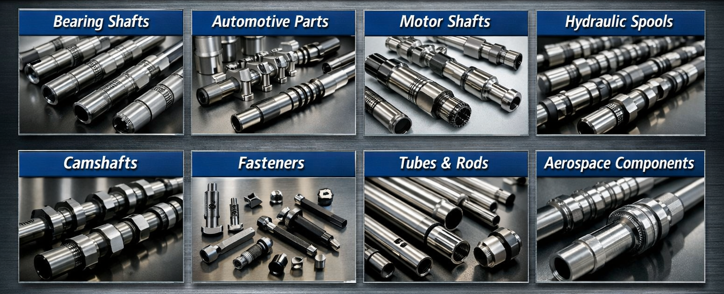 Machinable Parts for Centerless Grinding _ AI-Generated Image ⓒ ChatGPT