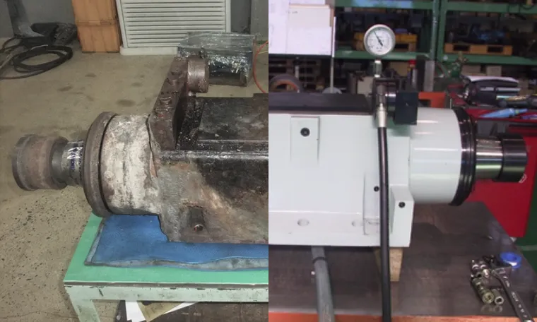 NISSIN Hydrostatic Spindle GR200-45 Repair & Upgrade 닛신 유정압 스핀들 수리 | Spindle Retrofit  EP.1