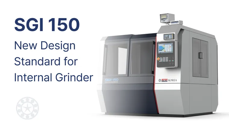 New Design Standard for Internal Grinding Machine | 내경나사연삭기