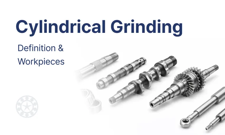 Cylindrical Grinding Machine: Definition and Common Workpieces | 원통연삭기란? 정의와 가공 가능한 주요 부품